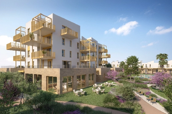 Reihenhaus in El Vergel zu verkaufen, Wohnfläche 92 m², Baujahr 2027, Klimaanlage, Grundstück 135 m², 3 Schlafzimmer, 3 Badezimmer, Pool, ref.: TT-AD-11-10