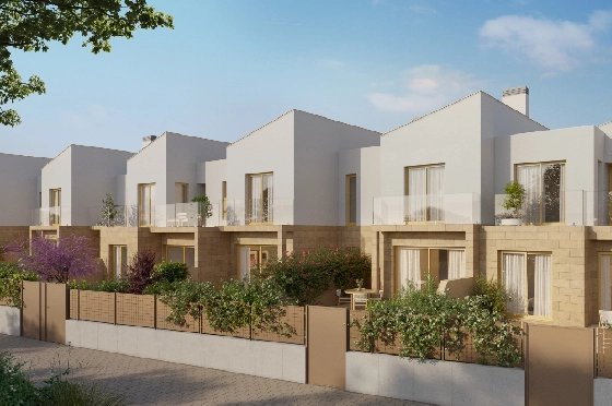 Reihenhaus in El Vergel zu verkaufen, Wohnfläche 92 m², Baujahr 2027, Klimaanlage, Grundstück 135 m², 3 Schlafzimmer, 3 Badezimmer, Pool, ref.: TT-AD-11-2