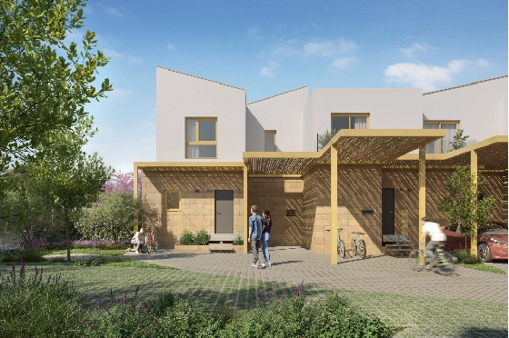 Reihenhaus in El Vergel zu verkaufen, Wohnfläche 92 m², Baujahr 2027, Klimaanlage, Grundstück 135 m², 3 Schlafzimmer, 3 Badezimmer, Pool, ref.: TT-AD-11-8