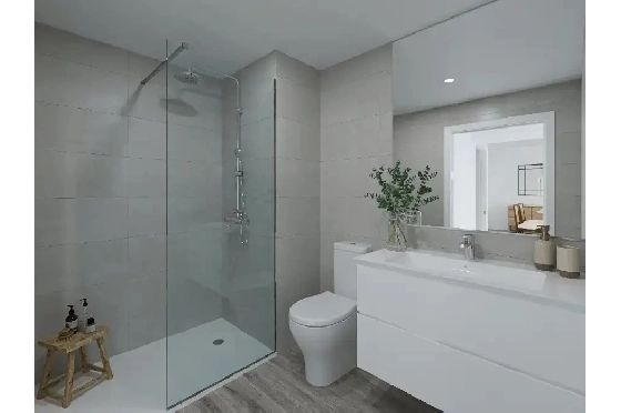 Apartment in Javea zu verkaufen, Wohnfläche 112 m², Baujahr 2025, Klimaanlage, Grundstück 11 m², 3 Schlafzimmer, 3 Badezimmer, Pool, ref.: AH-J-VI-1-1-3-D-12