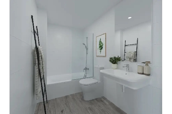 Apartment in Javea zu verkaufen, Wohnfläche 112 m², Baujahr 2025, Klimaanlage, Grundstück 11 m², 3 Schlafzimmer, 3 Badezimmer, Pool, ref.: AH-J-VI-1-1-3-D-13