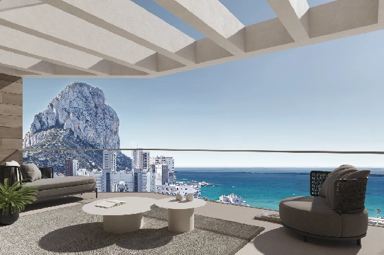 Apartment in Calpe zu verkaufen, Wohnfläche 82 m², Klimaanlage, Grundstück 25 m², 2 Schlafzimmer, 2 Badezimmer, Pool, ref.: GE-J16A-1