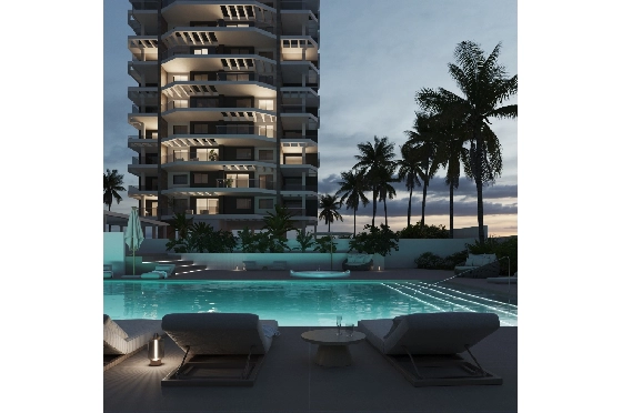 Apartment in Calpe zu verkaufen, Wohnfläche 82 m², Klimaanlage, Grundstück 25 m², 2 Schlafzimmer, 2 Badezimmer, Pool, ref.: GE-J16A-10