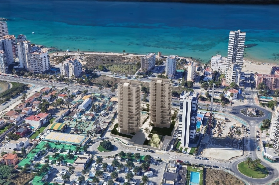 Apartment in Calpe zu verkaufen, Wohnfläche 82 m², Klimaanlage, Grundstück 25 m², 2 Schlafzimmer, 2 Badezimmer, Pool, ref.: GE-J16A-12