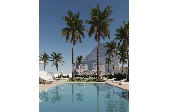 Apartment in Calpe zu verkaufen, Wohnfläche 82 m², Klimaanlage, Grundstück 25 m², 2 Schlafzimmer, 2 Badezimmer, Pool, ref.: GE-J16A-6