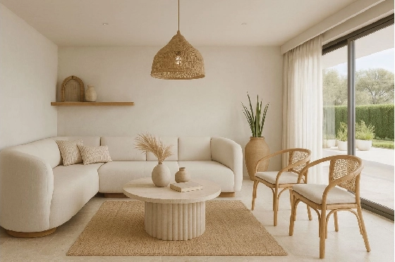 Villa in Pedreguer zu verkaufen, Wohnfläche 144 m², Baujahr 2025, Klimaanlage, Grundstück 900 m², 3 Schlafzimmer, 2 Badezimmer, Pool, ref.: AM-12609DA-2