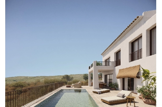 Villa in Alcalali zu verkaufen, Wohnfläche 211 m², Baujahr 2026, Klimaanlage, Grundstück 1021 m², 3 Schlafzimmer, 2 Badezimmer, Pool, ref.: AM-12622DA-2