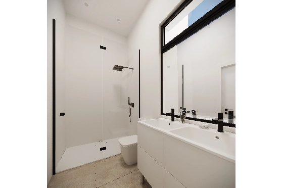 Villa in Calpe zu verkaufen, Wohnfläche 324 m², Baujahr 2025, Klimaanlage, Grundstück 800 m², 3 Schlafzimmer, 3 Badezimmer, Pool, ref.: AM-12624DA-14