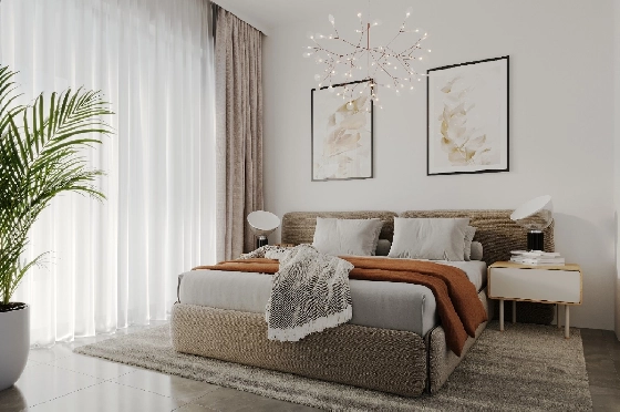 Villa in Calpe zu verkaufen, Wohnfläche 273 m², Baujahr 2025, Klimaanlage, Grundstück 1180 m², 3 Schlafzimmer, 3 Badezimmer, Pool, ref.: AM-12625DA-5