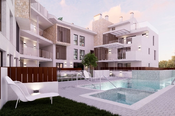 Apartment in Javea zu verkaufen, Wohnfläche 85 m², Klimaanlage, Grundstück 175 m², 2 Schlafzimmer, 2 Badezimmer, Pool, ref.: AVS-57384-1