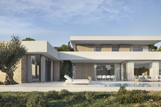 Villa in Moraira zu verkaufen, Wohnfläche 395 m², Klimaanlage, Grundstück 814 m², 5 Schlafzimmer, 4 Badezimmer, Pool, ref.: AVS-56975-1