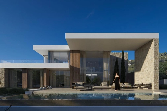 Villa in Moraira zu verkaufen, Wohnfläche 350 m², Grundstück 1601 m², 4 Schlafzimmer, 5 Badezimmer, Pool, ref.: AVS-55955-12