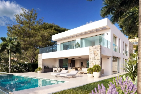 Villa in Moraira zu verkaufen, Wohnfläche 350 m², Grundstück 913 m², 4 Schlafzimmer, 4 Badezimmer, Pool, ref.: VGH50095-11