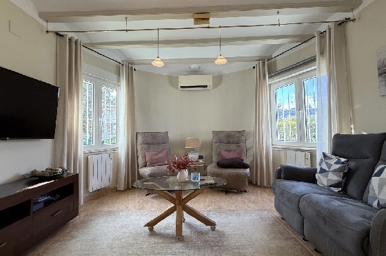Villa in Els Poblets zu verkaufen, Wohnfläche 105 m², Baujahr 1990, + Zentralheizung, Klimaanlage, Grundstück 536 m², 2 Schlafzimmer, 2 Badezimmer, Pool, ref.: JS-0326-4