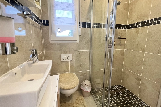 Villa in Els Poblets zu verkaufen, Wohnfläche 95 m², Baujahr 2001, Zustand gepflegt, + Ofen, Klimaanlage, Grundstück 350 m², 3 Schlafzimmer, 3 Badezimmer, Pool, ref.: FK-0326-12