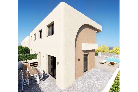 Doppelhaushälfte in Daya Nueva zu verkaufen, Wohnfläche 109 m², Zustand Erstbezug, Grundstück 195 m², 3 Schlafzimmer, 2 Badezimmer, ref.: HA-DNN-120-D01-6