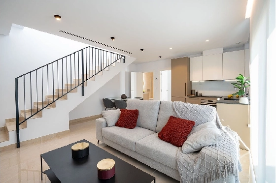 Doppelhaushälfte in La Marina zu verkaufen, Wohnfläche 99 m², Zustand Erstbezug, Klimaanlage, Grundstück 137 m², 3 Schlafzimmer, 3 Badezimmer, Pool, ref.: HA-MAN-253-D01-6