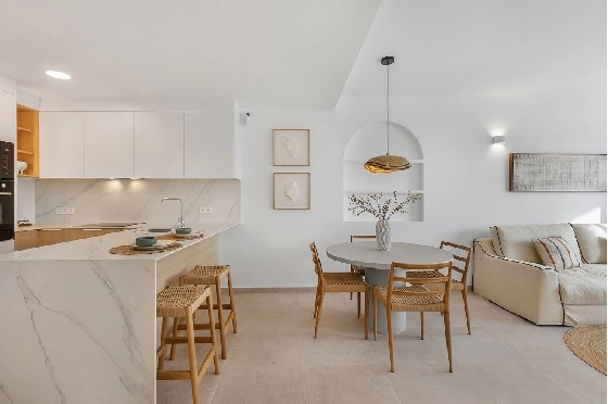 Penthouse Apartment in Los Alcazares zu verkaufen, Wohnfläche 137 m², Zustand Erstbezug, 2 Schlafzimmer, 2 Badezimmer, Pool, ref.: HA-LAN-436-A03-10
