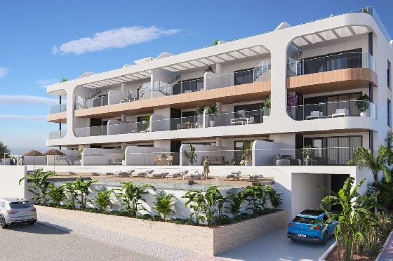 Penthouse Apartment in Benijofar zu verkaufen, Wohnfläche 182 m², Zustand Erstbezug, 3 Schlafzimmer, 2 Badezimmer, Pool, ref.: HA-BNN-319-A02-3
