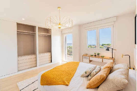 Reihenhaus in La Nucia zu verkaufen, Wohnfläche 157 m², Zustand Erstbezug, Klimaanlage, 4 Schlafzimmer, 3 Badezimmer, Pool, ref.: HA-LNN-130-R01-17