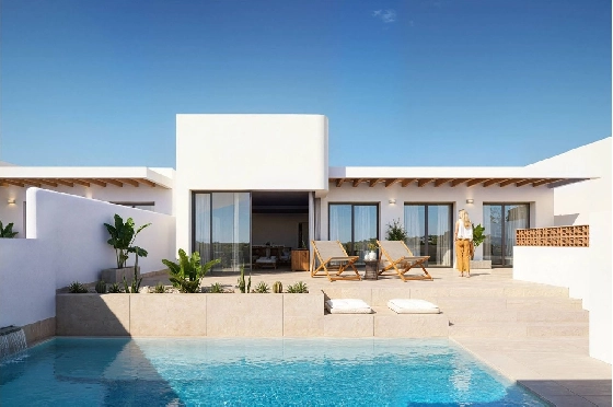 Villa in Dolores zu verkaufen, Wohnfläche 130 m², Zustand Erstbezug, Grundstück 186 m², 3 Schlafzimmer, 2 Badezimmer, Pool, ref.: HA-DON-142-R01-1