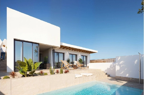 Villa in Dolores zu verkaufen, Wohnfläche 130 m², Zustand Erstbezug, Grundstück 186 m², 3 Schlafzimmer, 2 Badezimmer, Pool, ref.: HA-DON-142-R01-2