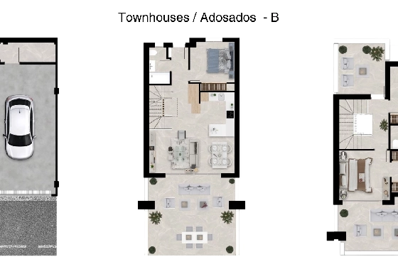 Stadthaus in La Cala De Mijas(La Cala Golf Resort) zu verkaufen, Wohnfläche 208 m², Grundstück 255 m², 3 Schlafzimmer, 3 Badezimmer, ref.: TW-THE-MEADOWS-4-24