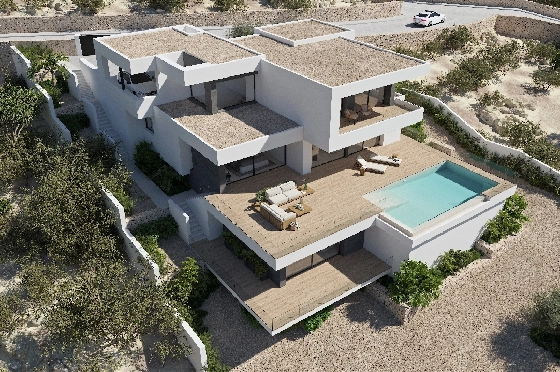 Villa in Benitachell(Cumbre del Sol) zu verkaufen, Wohnfläche 272 m², Grundstück 1020 m², 3 Schlafzimmer, 4 Badezimmer, Pool, ref.: VA-22646-4