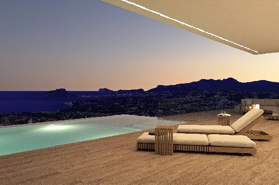 Villa in Benitachell(Cumbre del Sol) zu verkaufen, Wohnfläche 272 m², Grundstück 1020 m², 3 Schlafzimmer, 4 Badezimmer, Pool, ref.: VA-22646-5