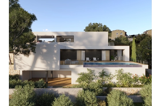 Villa in Benitachell(Cumbre del Sol) zu verkaufen, Wohnfläche 190 m², Grundstück 817 m², 3 Schlafzimmer, 4 Badezimmer, Pool, ref.: VA-22894-4