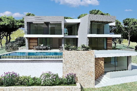 Villa in Benitachell(Benitatxell) zu verkaufen, Wohnfläche 298 m², Grundstück 1149 m², 3 Schlafzimmer, 4 Badezimmer, Pool, ref.: VA-22941-2