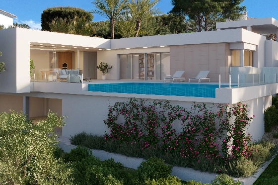 Villa in Benitachell(Cumbre del Sol) zu verkaufen, Wohnfläche 142 m², Grundstück 956 m², 3 Schlafzimmer, 3 Badezimmer, Pool, ref.: VA-22965-2