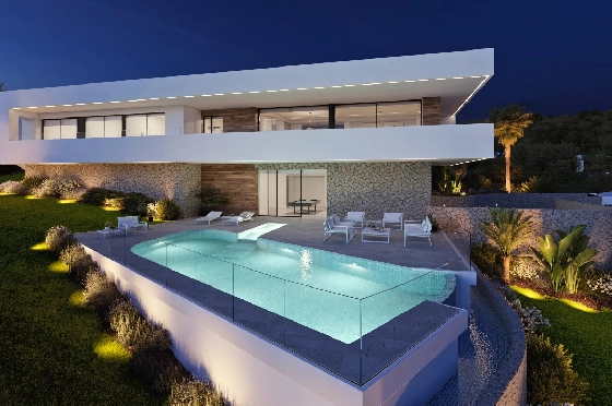 Villa in Benitachell(Cumbre del Sol) zu verkaufen, Wohnfläche 267 m², Grundstück 963 m², 3 Schlafzimmer, 4 Badezimmer, Pool, ref.: VA-23300-6