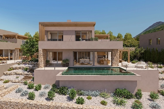 Villa in Lliber(Vall de Pop) zu verkaufen, Wohnfläche 165 m², Grundstück 439 m², 3 Schlafzimmer, 3 Badezimmer, Pool, ref.: VA-23426-1