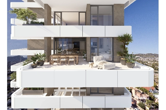 Apartment in Calpe(Calpe) zu verkaufen, Wohnfläche 106 m², 3 Schlafzimmer, 2 Badezimmer, Pool, ref.: VA-EBB14-12