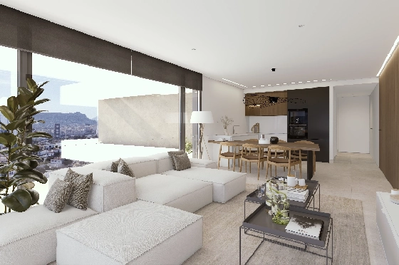 Apartment in Calpe(Calpe) zu verkaufen, Wohnfläche 106 m², 3 Schlafzimmer, 2 Badezimmer, Pool, ref.: VA-EBB24-9