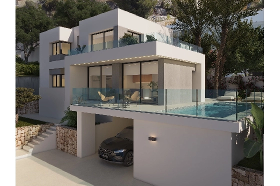 Villa in Benitachell(Cumbre del Sol) zu verkaufen, Wohnfläche 165 m², Grundstück 963 m², 3 Schlafzimmer, 3 Badezimmer, Pool, ref.: VA-24182-2