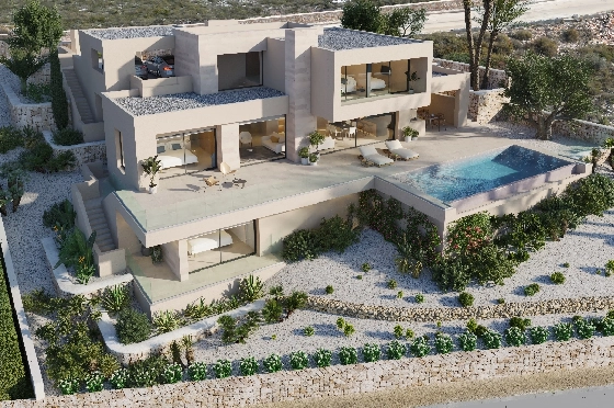 Villa in Benitachell(Cumbre del Sol) zu verkaufen, Wohnfläche 239 m², + Fussbodenheizung, Klimaanlage, Grundstück 1054 m², 4 Schlafzimmer, 5 Badezimmer, Pool, ref.: VA-24679-10
