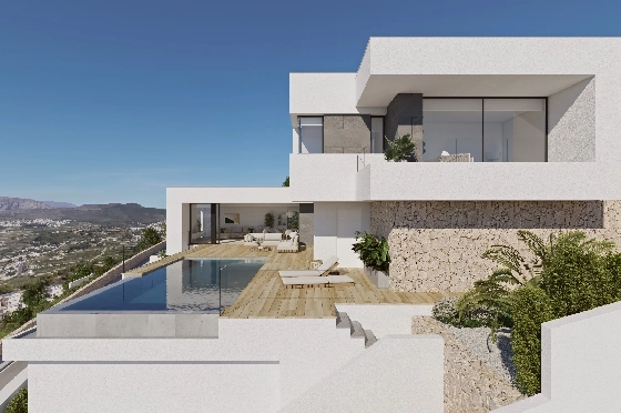Villa in Benitachell(Cumbre del Sol) zu verkaufen, Wohnfläche 193 m², Grundstück 880 m², 3 Schlafzimmer, 3 Badezimmer, Pool, ref.: VA-24412-1