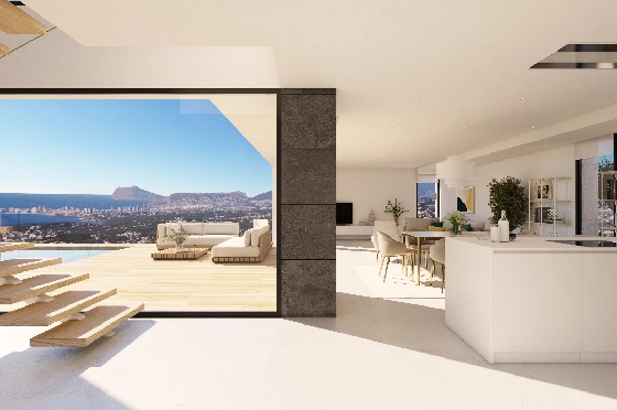 Villa in Benitachell(Cumbre del Sol) zu verkaufen, Wohnfläche 193 m², Grundstück 880 m², 3 Schlafzimmer, 3 Badezimmer, Pool, ref.: VA-24412-4