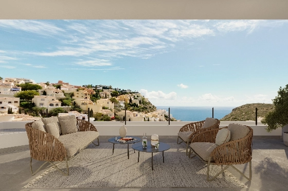 Apartment in Benitachell(Cumbre del Sol) zu verkaufen, Wohnfläche 105 m², 3 Schlafzimmer, 2 Badezimmer, Pool, ref.: VA-PG071-2