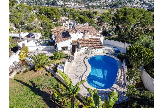 Villa in Moraira zu verkaufen, Wohnfläche 285 m², Baujahr 2015, Klimaanlage, Grundstück 960 m², 4 Schlafzimmer, 3 Badezimmer, Pool, ref.: AM-12646DR-7