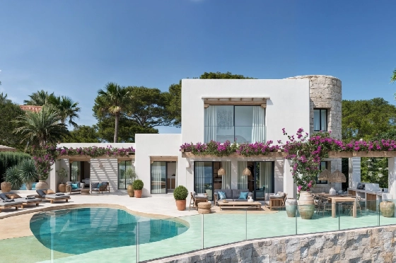 Villa in Moraira zu verkaufen, Wohnfläche 185 m², Baujahr 2026, Klimaanlage, Grundstück 778 m², 4 Schlafzimmer, 4 Badezimmer, Pool, ref.: AM-12682DA-2