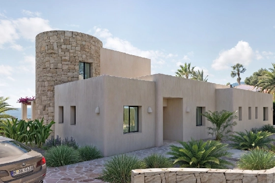 Villa in Moraira zu verkaufen, Wohnfläche 185 m², Baujahr 2026, Klimaanlage, Grundstück 778 m², 4 Schlafzimmer, 4 Badezimmer, Pool, ref.: AM-12682DA-8