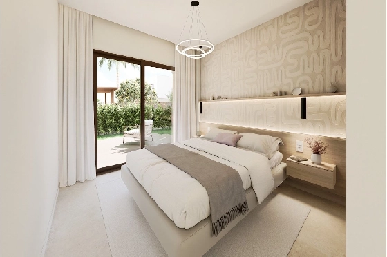 Erdgeschoss Apartment in Los Alcazares zu verkaufen, Wohnfläche 101 m², Zustand Erstbezug, 3 Schlafzimmer, 2 Badezimmer, Pool, ref.: HA-LAN-451-A01-7