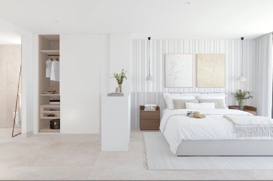 Etagen Apartment in Calpe zu verkaufen, Wohnfläche 116 m², Zustand Erstbezug, + fussboden, Klimaanlage, 2 Schlafzimmer, 2 Badezimmer, Pool, ref.: HA-CAN-160-A01-15