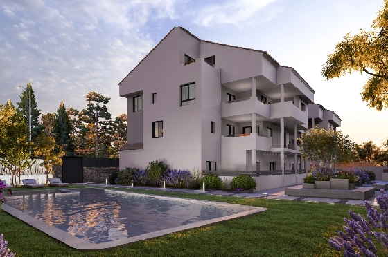 Apartment in Javea zu verkaufen, Wohnfläche 79 m², + KLIMA, Klimaanlage, Grundstück 17 m², 2 Schlafzimmer, 2 Badezimmer, Pool, ref.: IV-P3-3-12