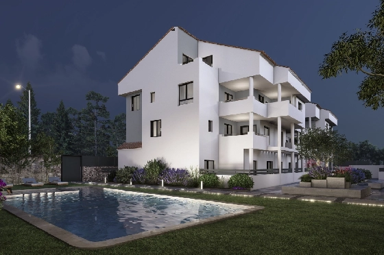 Apartment in Javea zu verkaufen, Wohnfläche 88 m², Klimaanlage, Grundstück 22 m², 2 Schlafzimmer, 2 Badezimmer, Pool, ref.: IV-P3-6-16