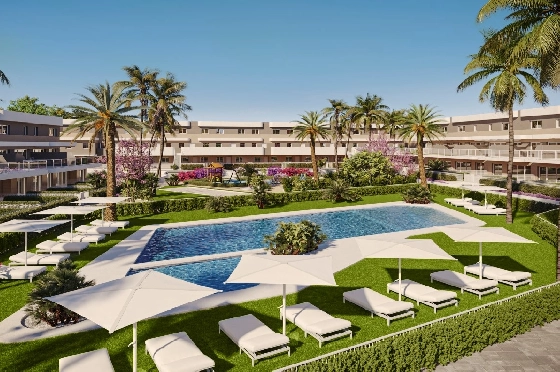 Apartment in Monforte Del Cid(Alenda Golf) zu verkaufen, Wohnfläche 81 m², Grundstück 162 m², 2 Schlafzimmer, 2 Badezimmer, Pool, ref.: TW-ALLURE-2-2