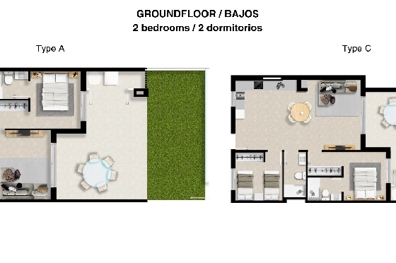 Apartment in Torrevieja(La Mata, Torrevieja, Costa Blanca) zu verkaufen, Wohnfläche 65 m², Grundstück 115 m², 2 Schlafzimmer, 2 Badezimmer, Pool, ref.: TW-EDEN-BEACH-2-29